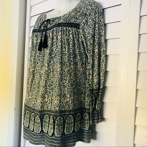 Lucky Brand Peasant Blouse